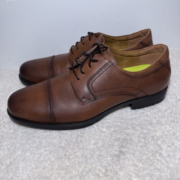 Florsheim Comfortech Men’s brown leather dress shoes 12138-221 Size 12 D main image 4